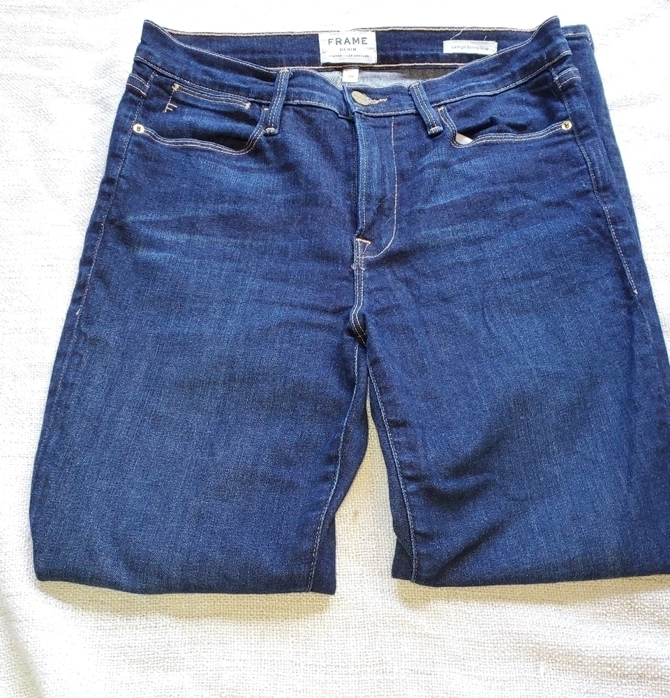 FRAME LE HIGH SKINNY CROP - Picture 2 of 10